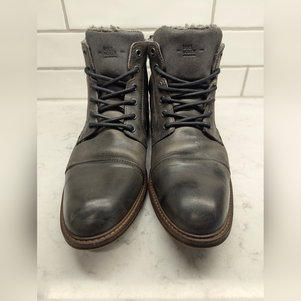 Bullboxer Men's Black Leather Boots